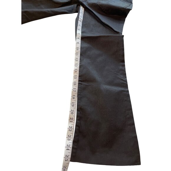 Zara Womens The Dreed Flare Pants Size 8 Black Cotton Blend Retro Style 76j - Picture 5 of 6